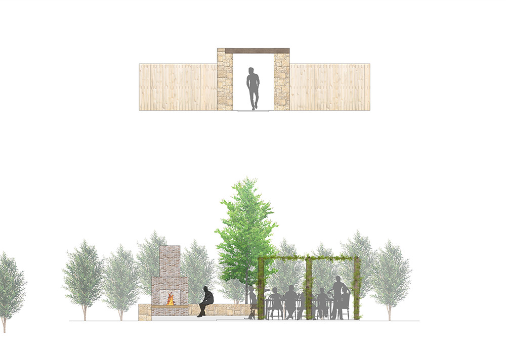 Garden Design Section Concept by Jake Baturynsky Garden Design